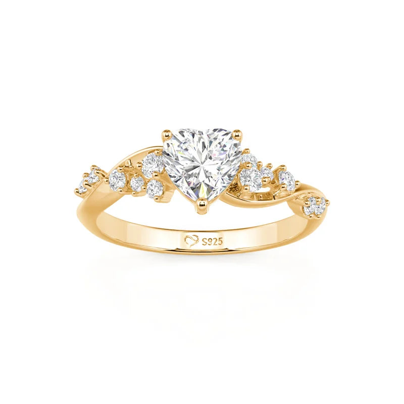 livetta Twist Custom Heart Ring