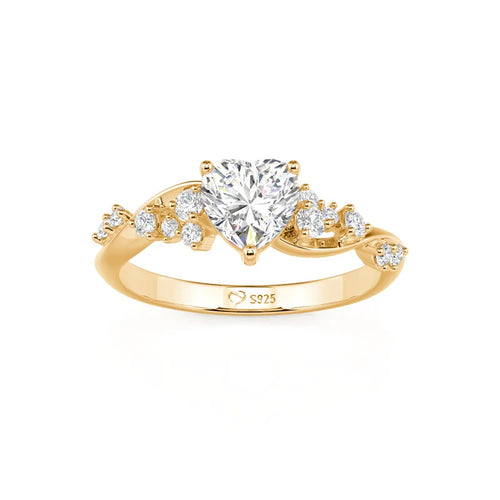 livetta Twist Custom Heart Ring